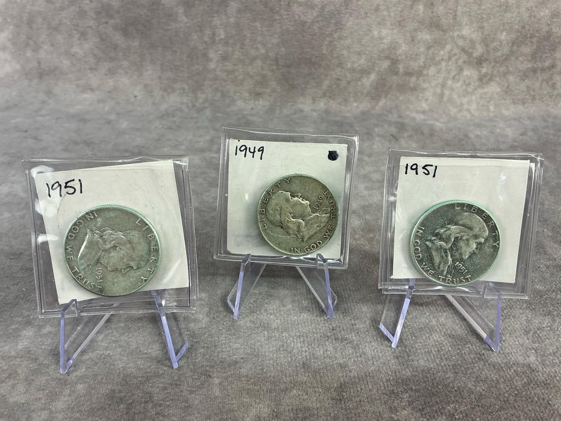 Franklin Halves - 4