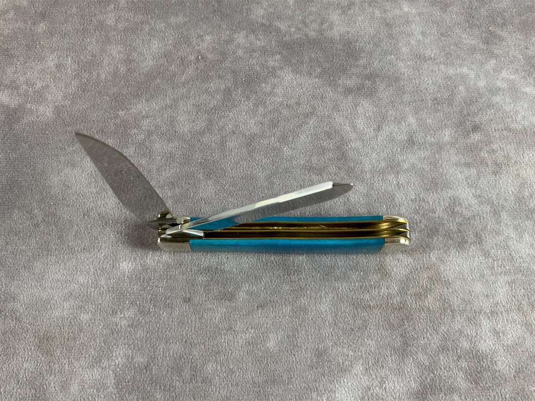 Caribbean Blue Bone Knife - 5