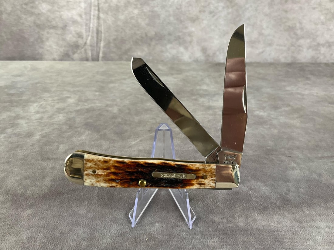 Burnt Brown Bone Standard Knife - 2