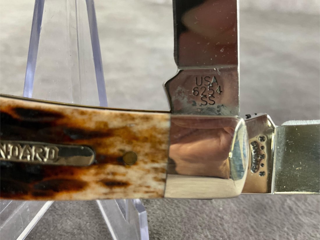 Burnt Brown Bone Standard Knife - 4