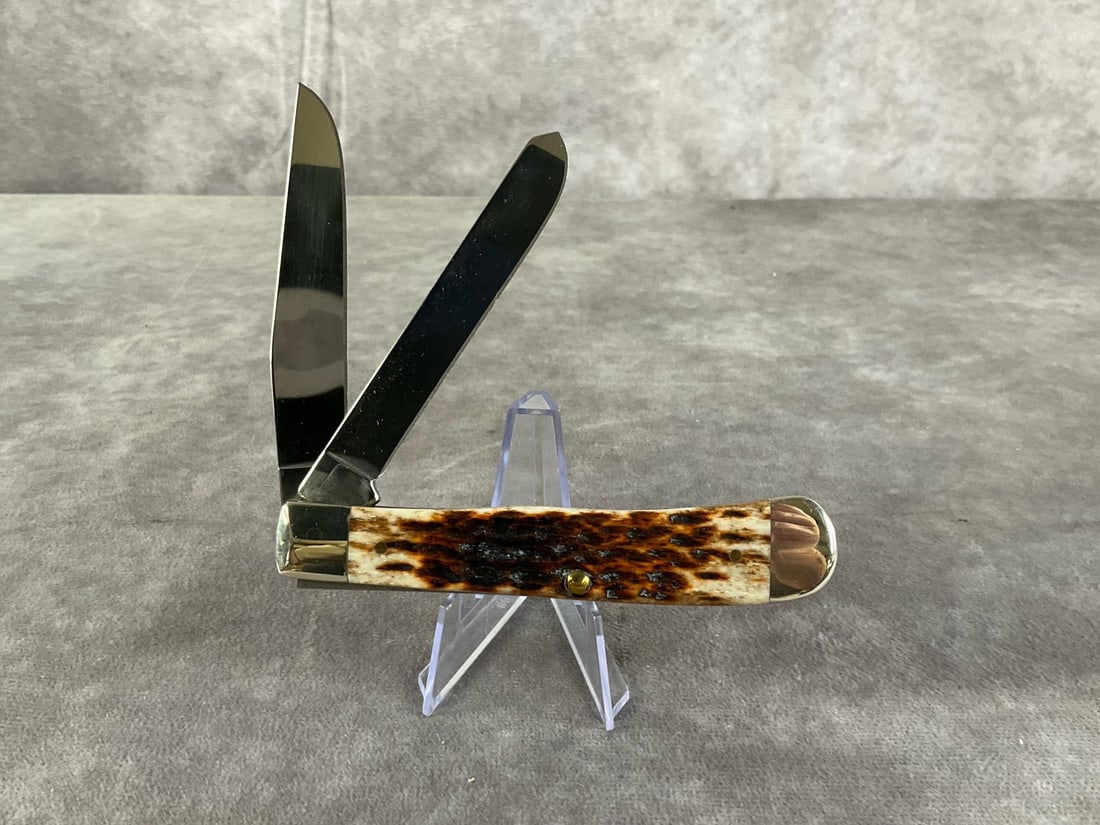 Burnt Brown Bone Standard Knife - 5