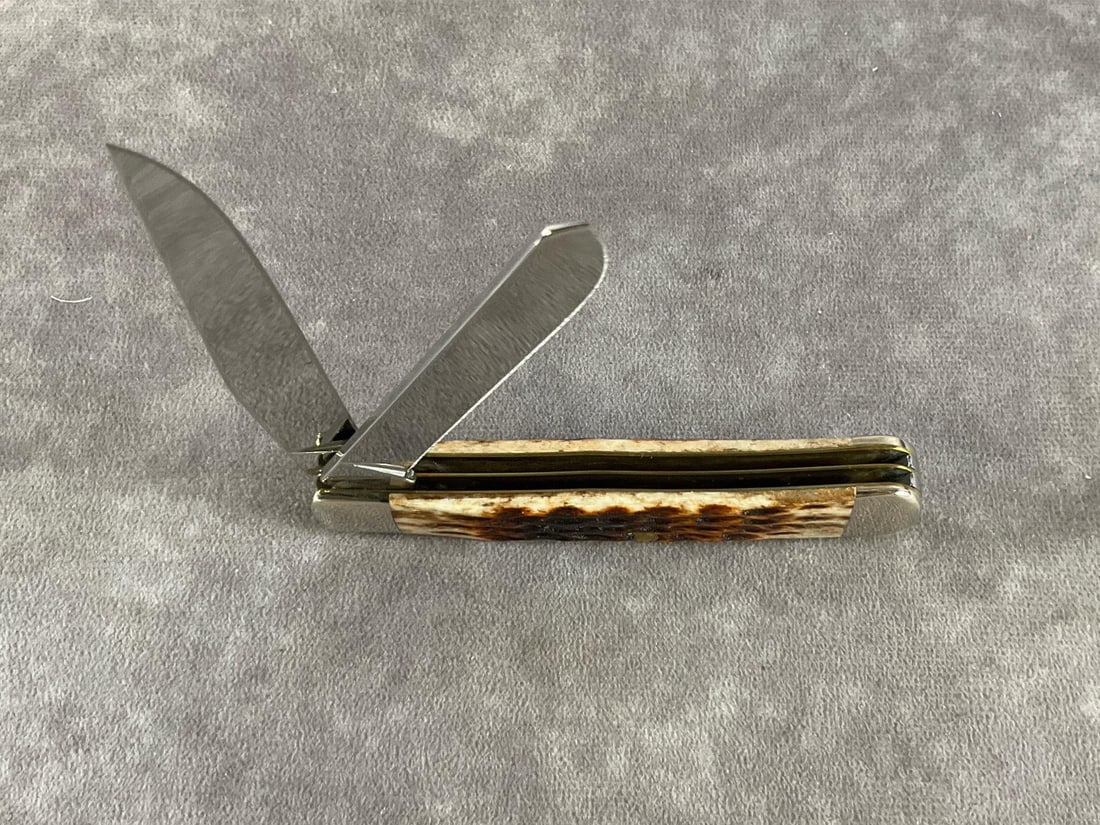 Burnt Brown Bone Standard Knife - 6