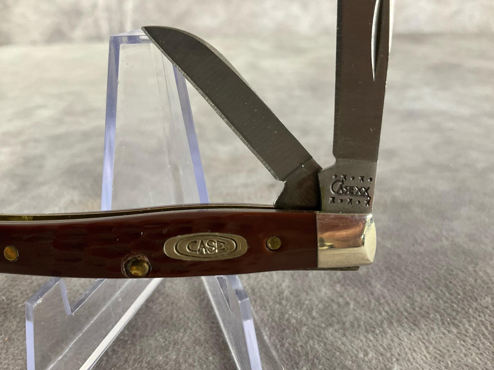 Red & Brown Bone Knife - 2