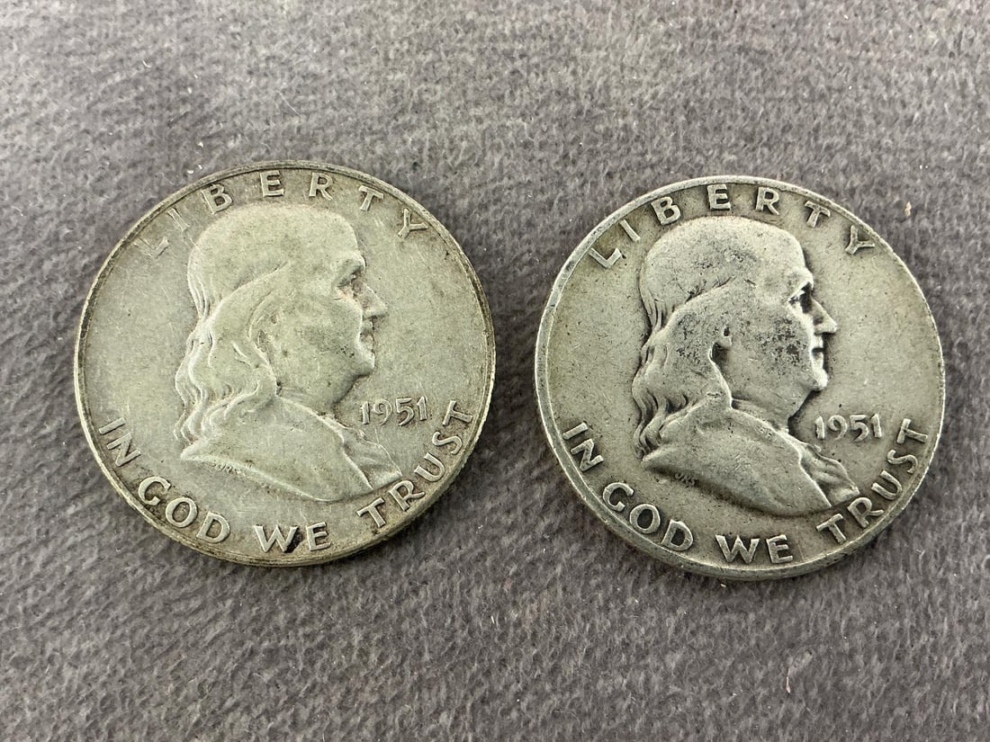 Franklin Halves - 4