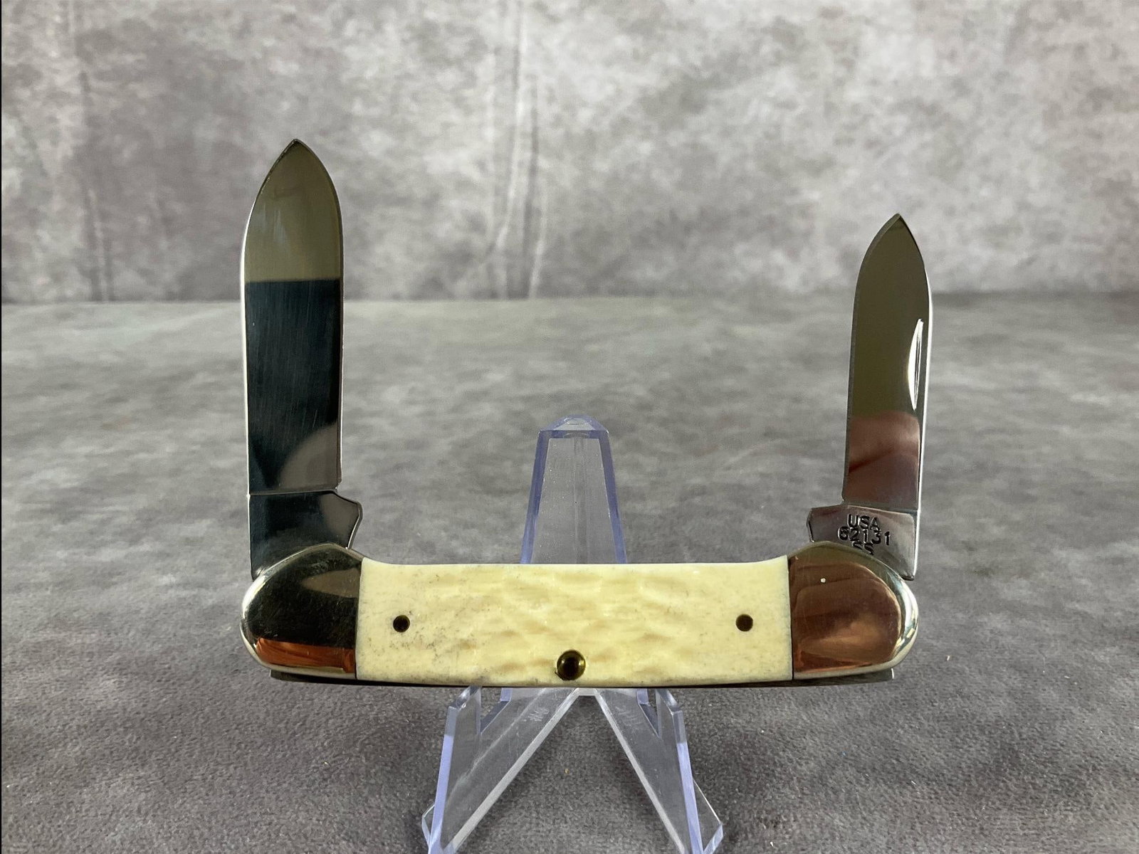 White Jigged Bone Knife - 4
