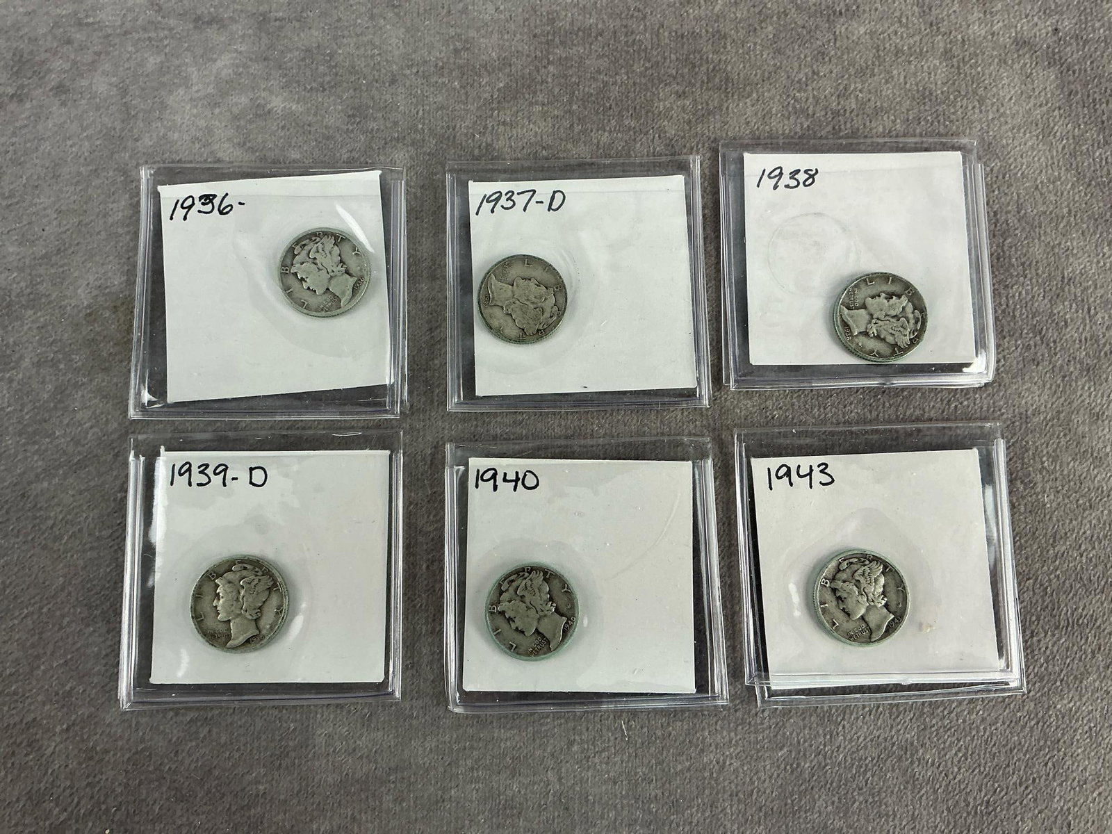 Mercury Dimes - 2