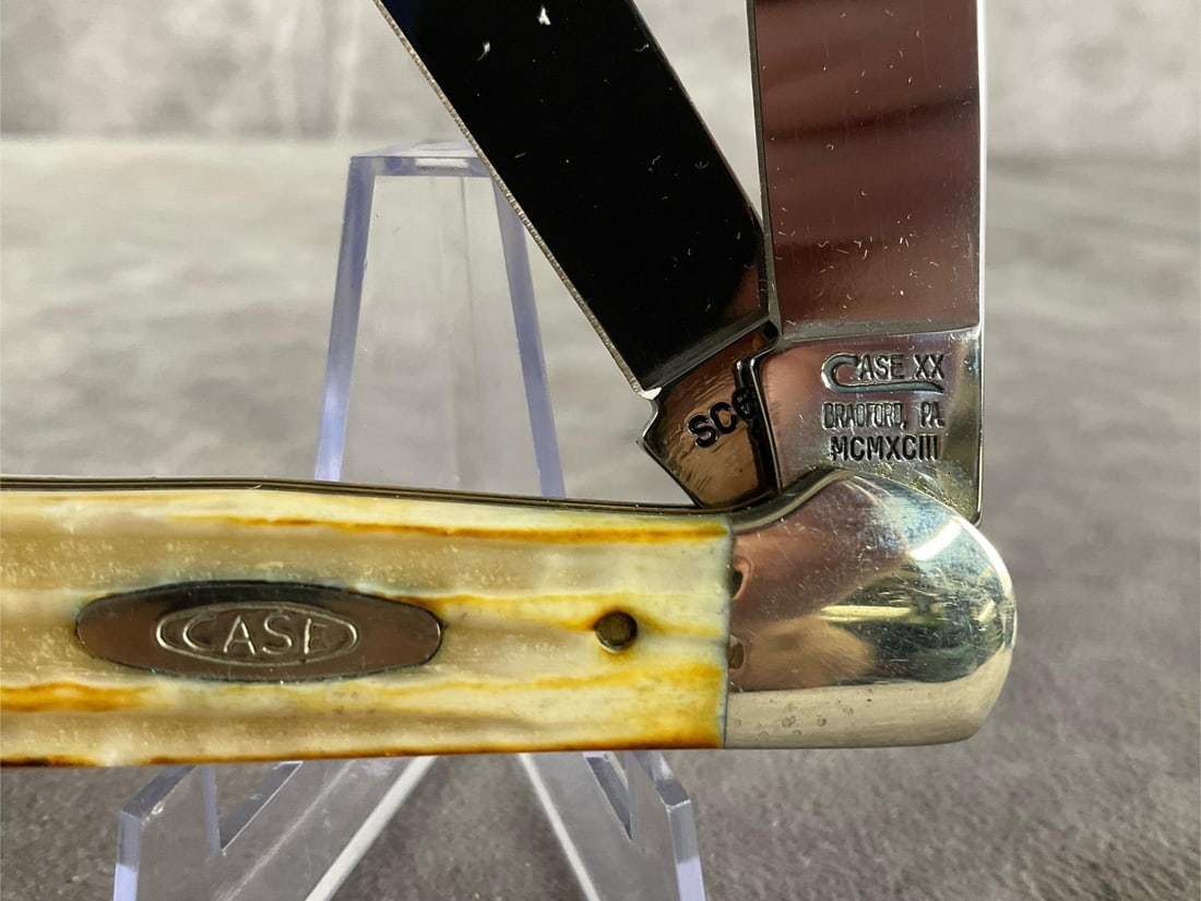 Second Cut Burnt Stag Knife - 2