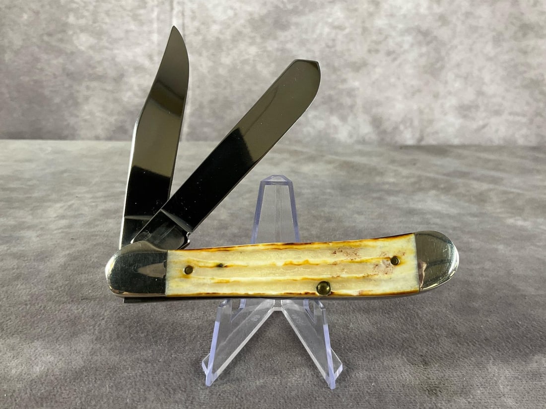 Second Cut Burnt Stag Knife - 4