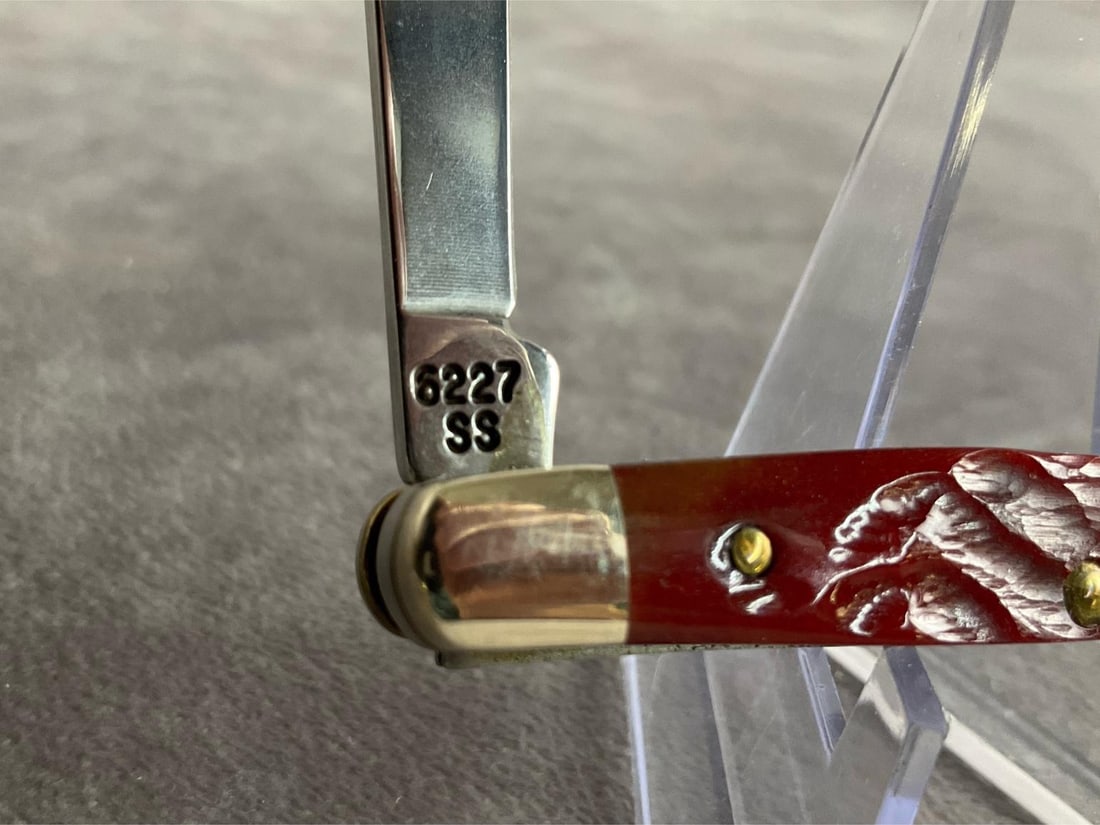 Jigged Red Bone Knife - 5