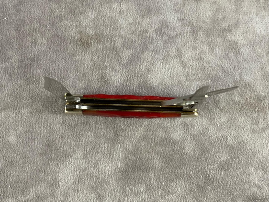 Jigged Red Bone Knife - 6