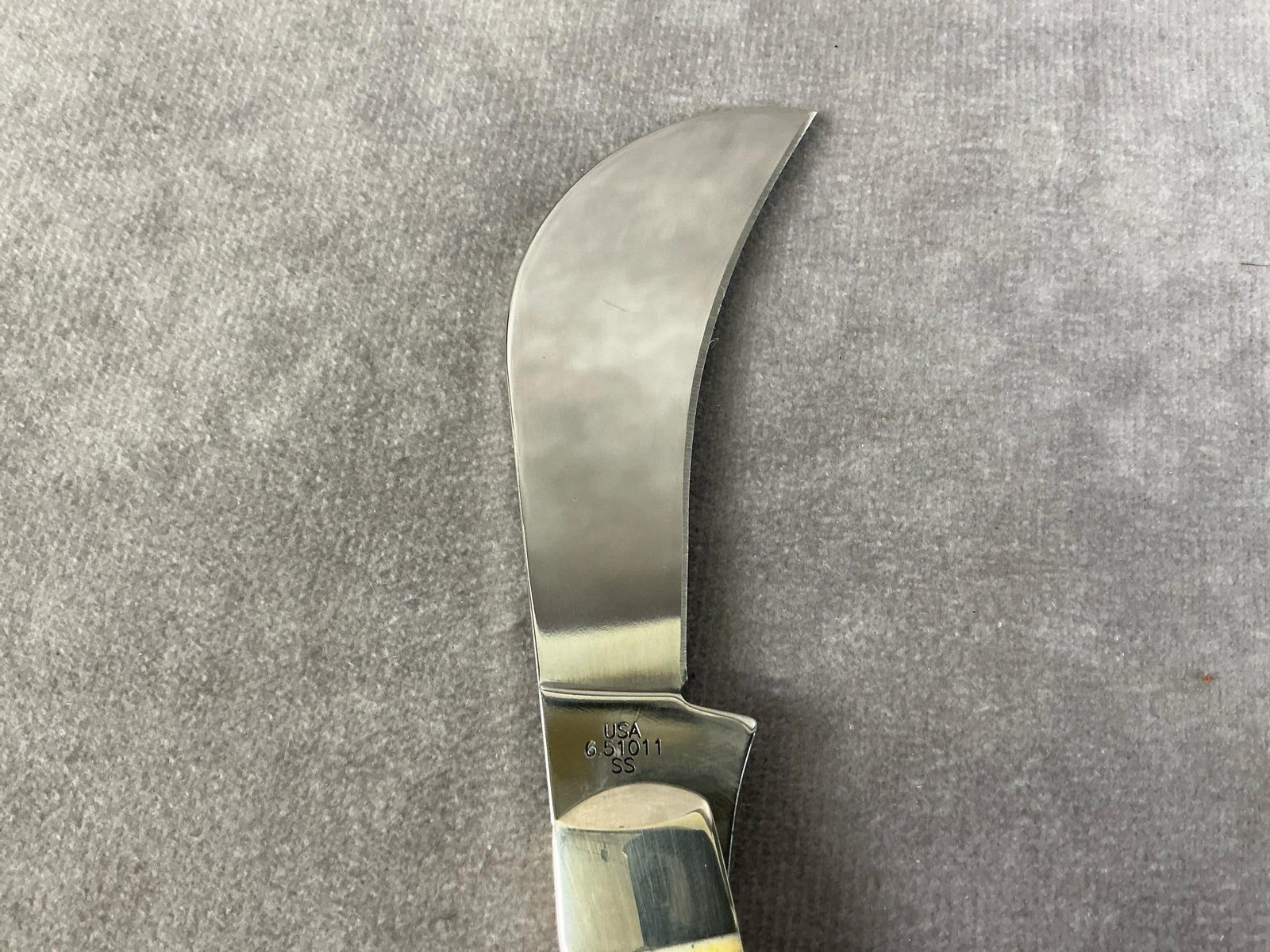 Jigged Bone Hawkbill Knife - 5
