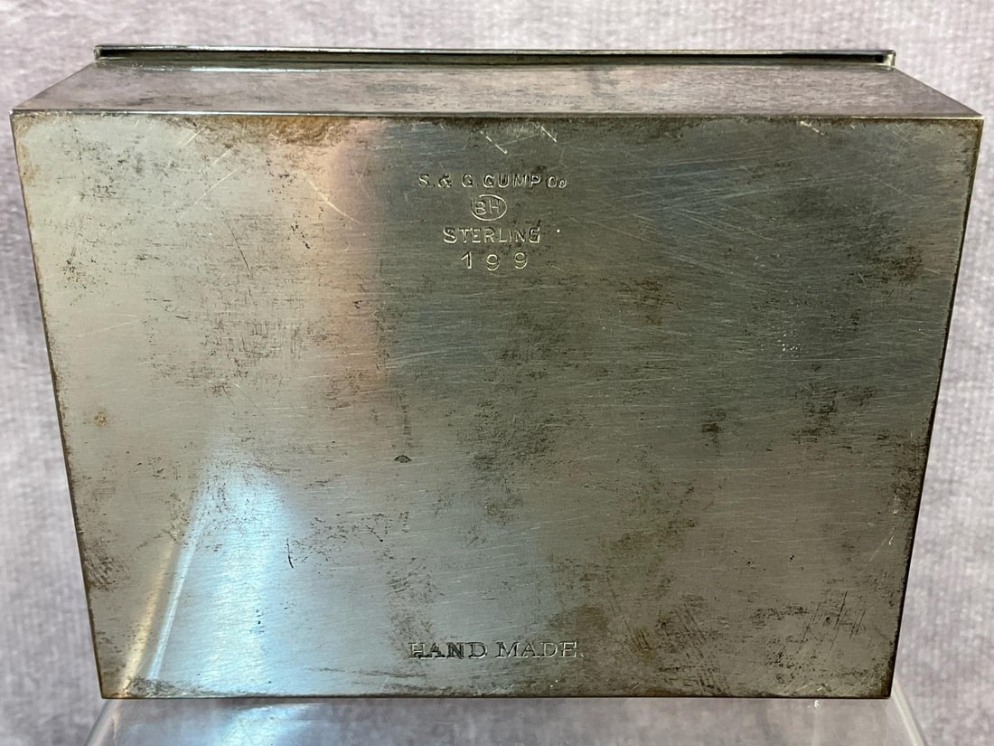 Sterling Silver Trinket Box - 3