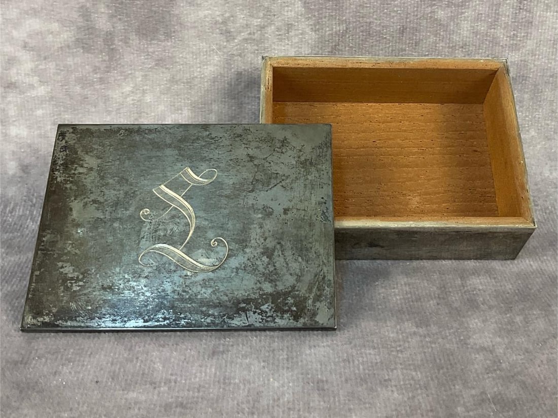 Sterling Silver Trinket Box - 6