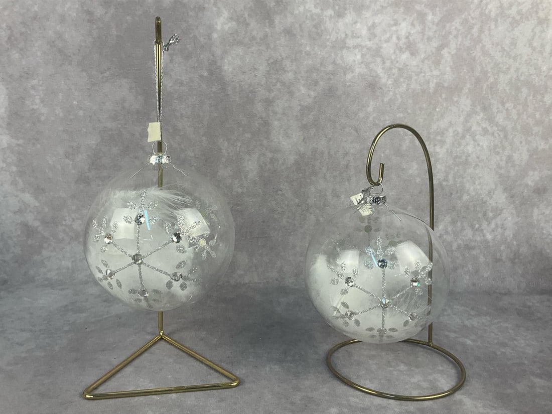 Swarovski Snowflake Ornaments (1 of 6)