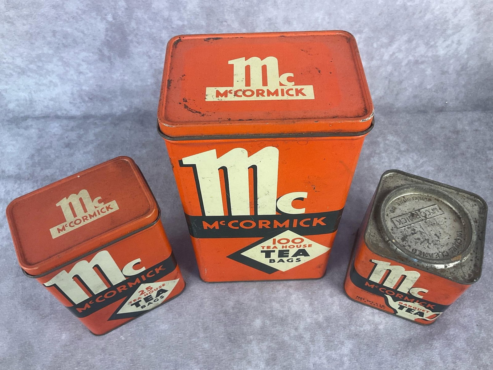 McCormick Tea Tins - 12