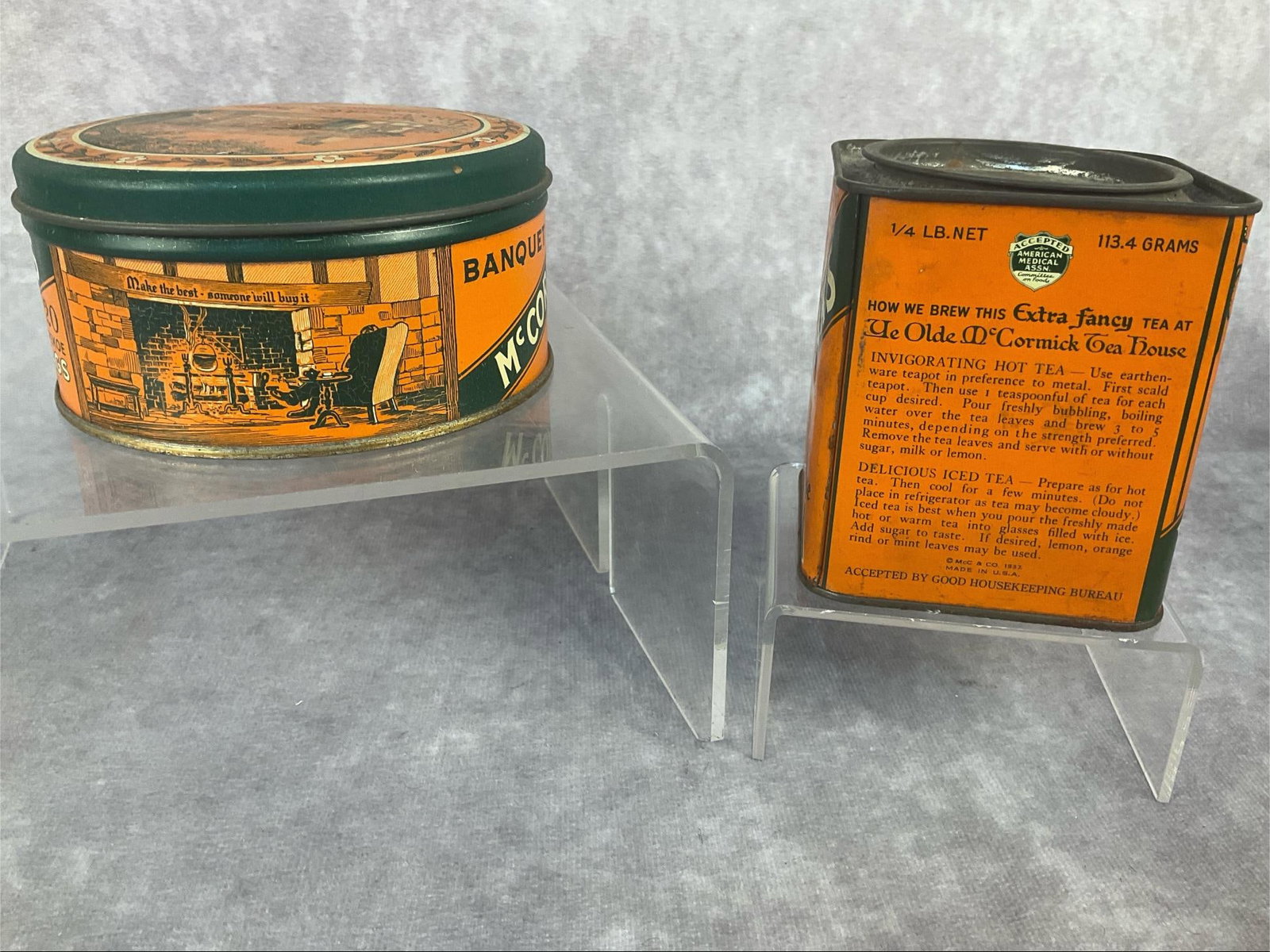 McCormick Tea Tins - 16