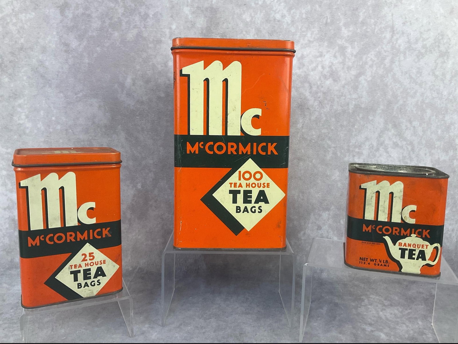 McCormick Tea Tins - 8