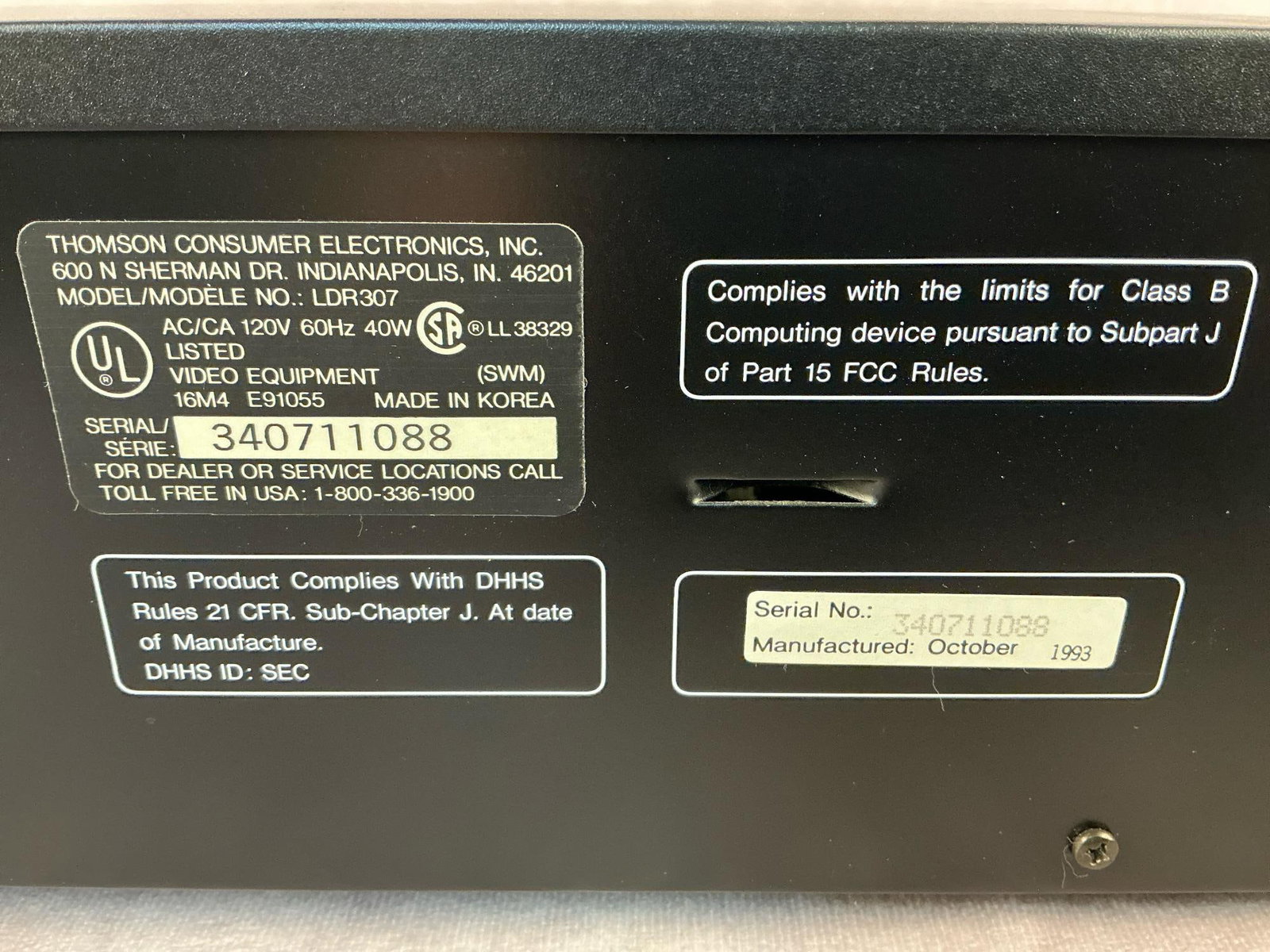 Laser Disc Player - 5