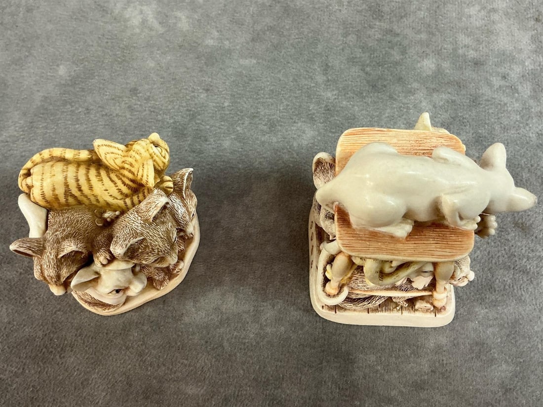 Harmony Kingdom Cat Box Figurines - 13