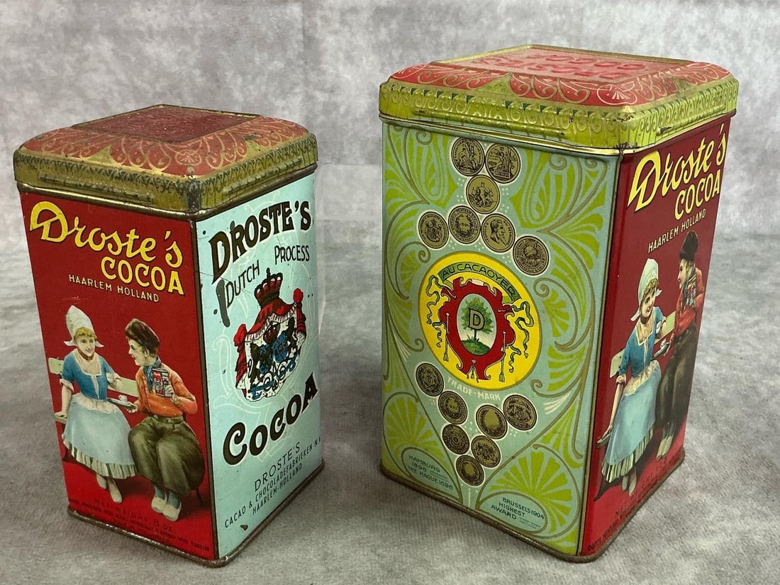 Droste's Cocoa Tins - 3
