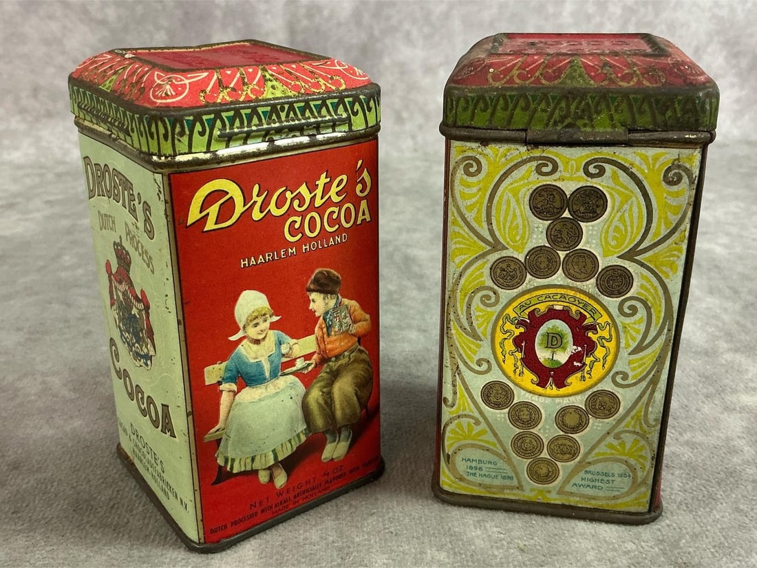 Droste's Cocoa Tins - 4