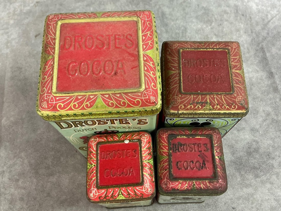 Droste's Cocoa Tins - 5