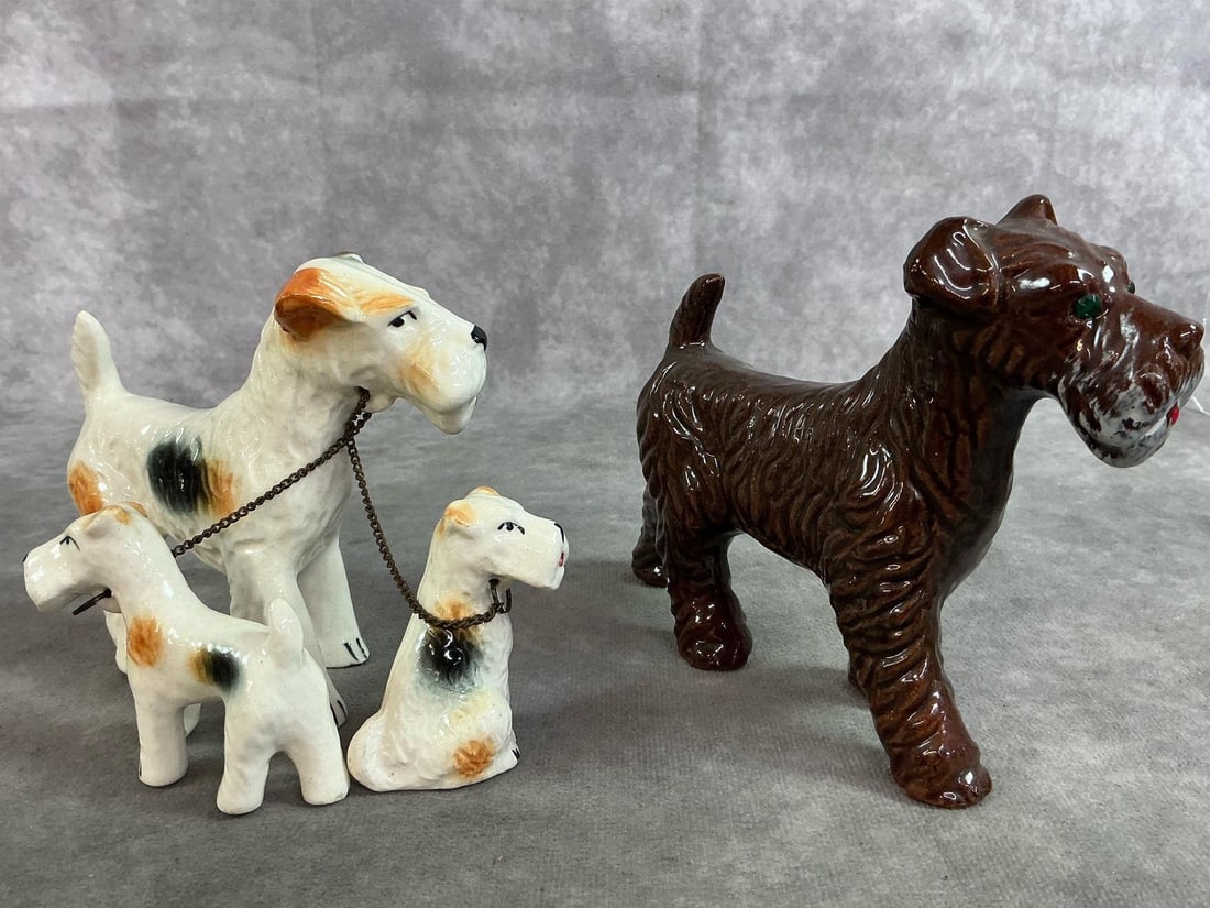 Collectible Ceramic Dogs - 3
