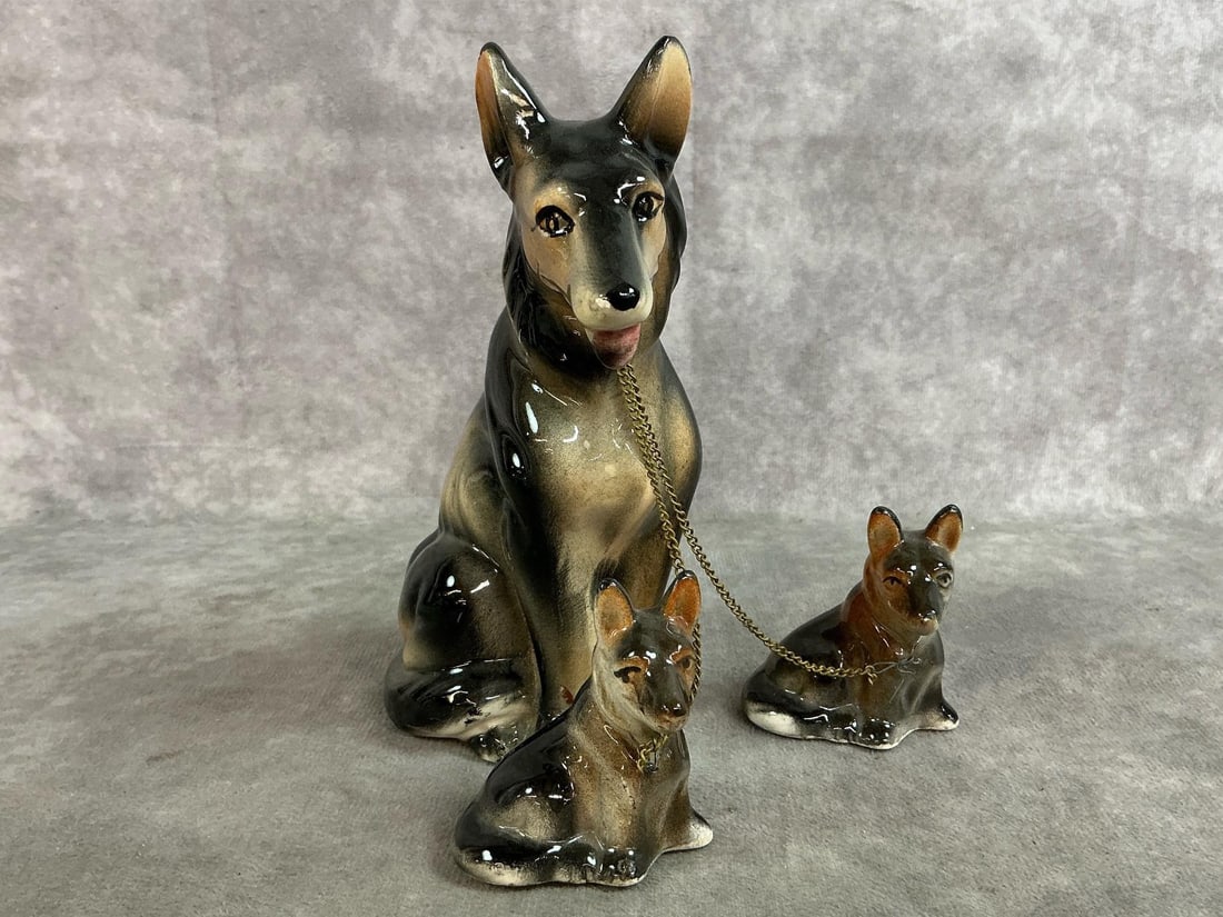 Ceramic Dog-Family Sets - 4