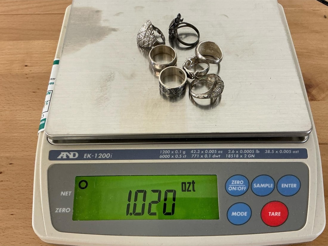 Sterling Silver Rings - 9