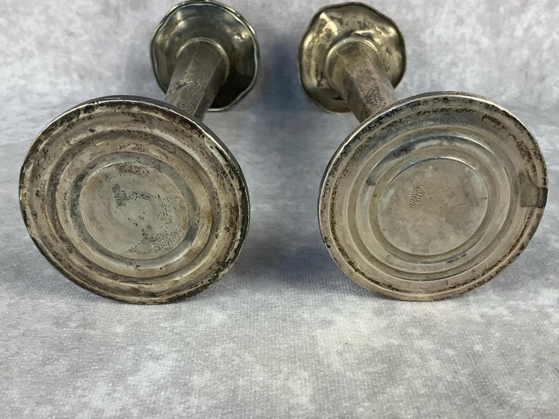 Silver Stem Vases - 3