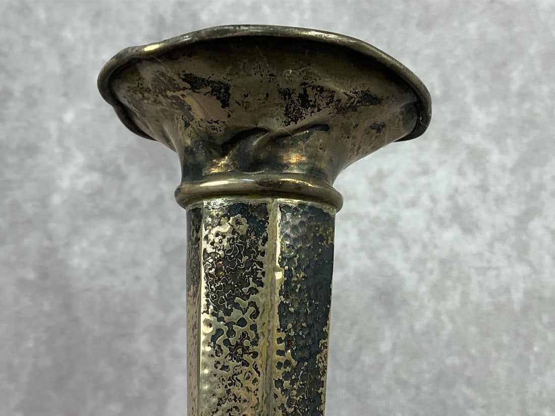 Silver Stem Vases - 6
