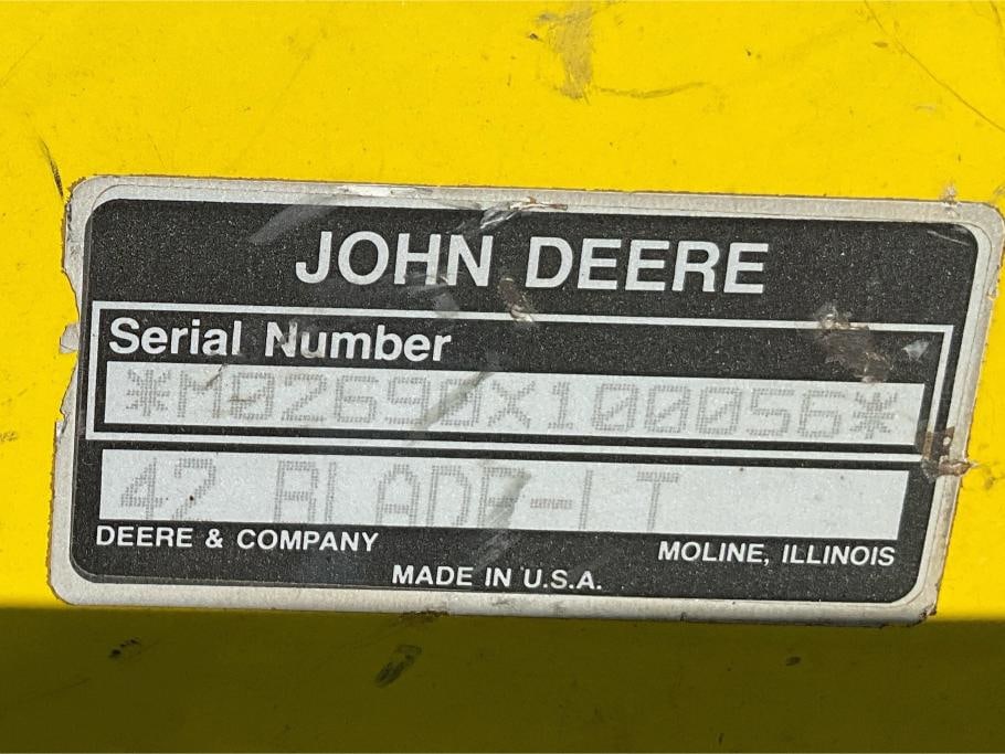 John Deere Snow Plow - 5