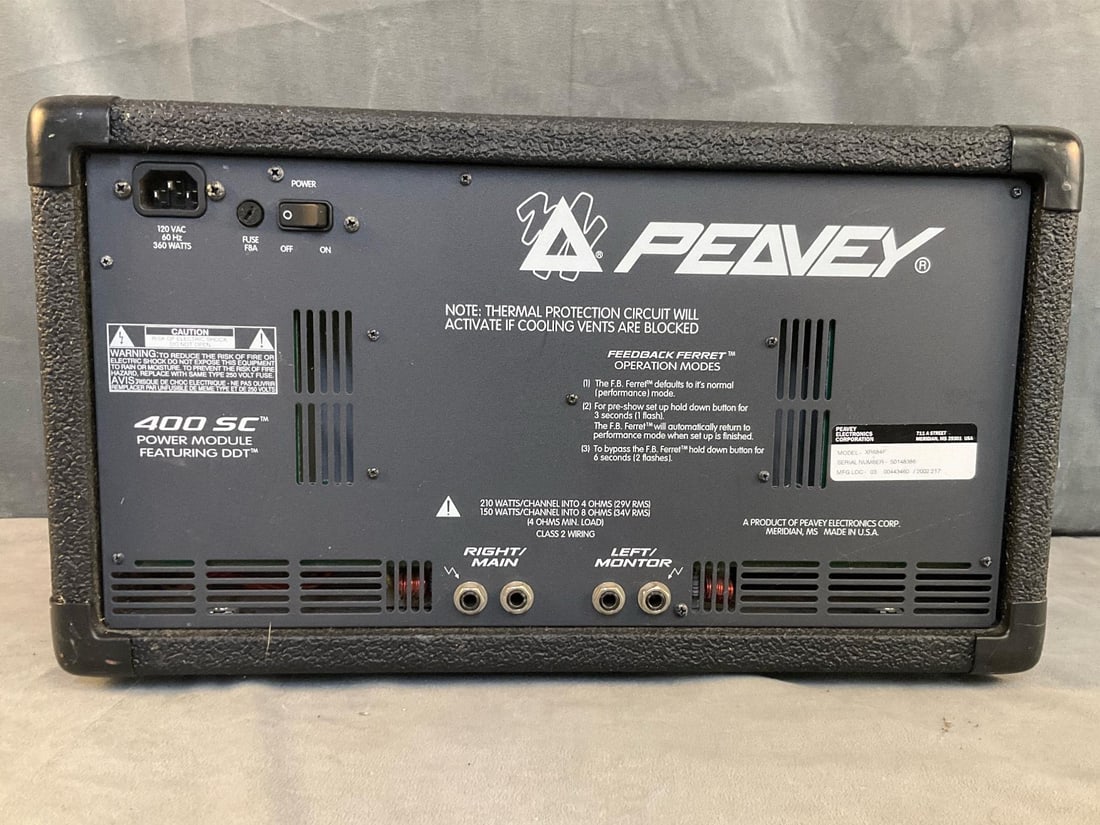 Amp/Mixer Peavey - 6