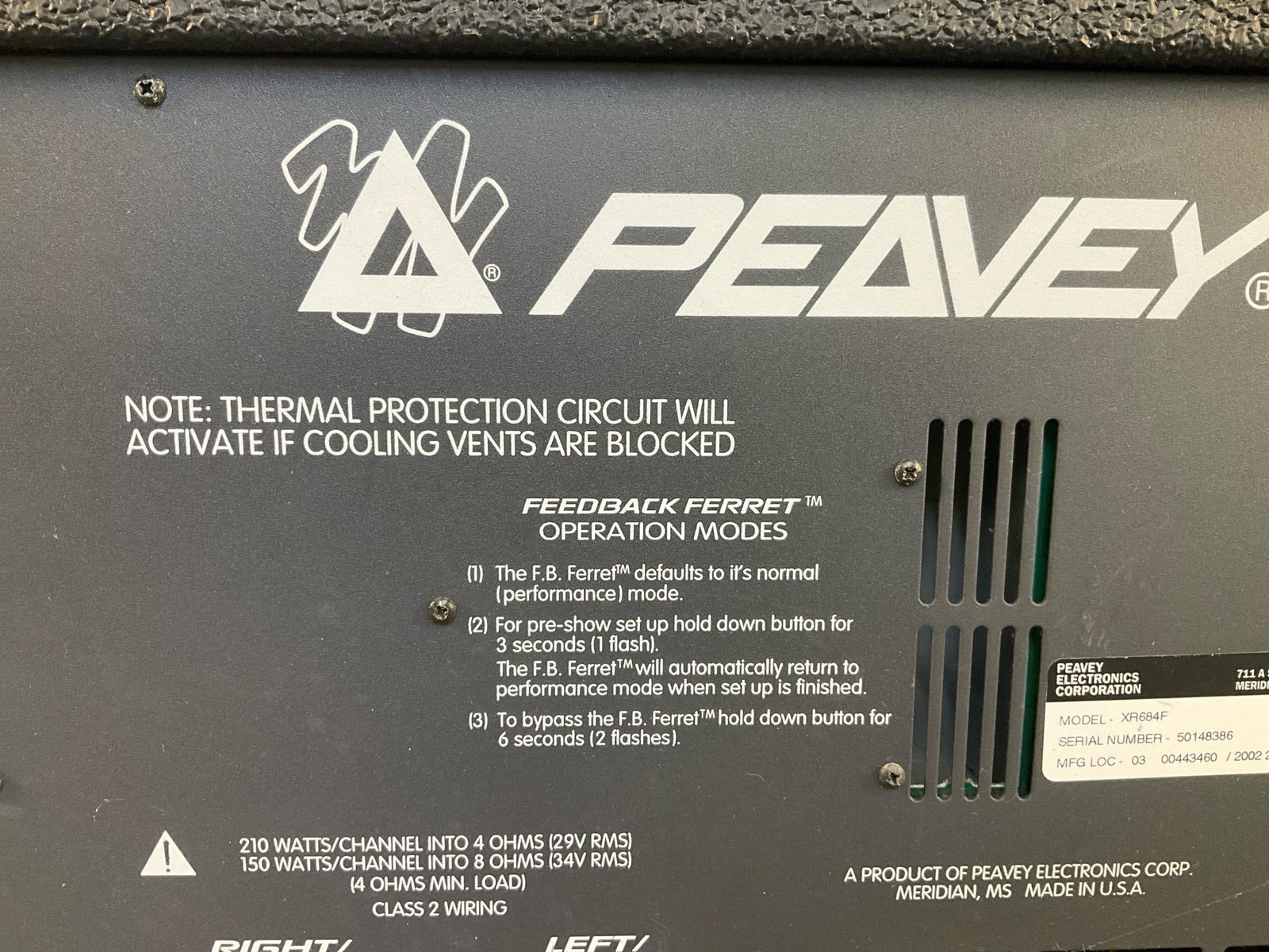 Amp/Mixer Peavey - 8