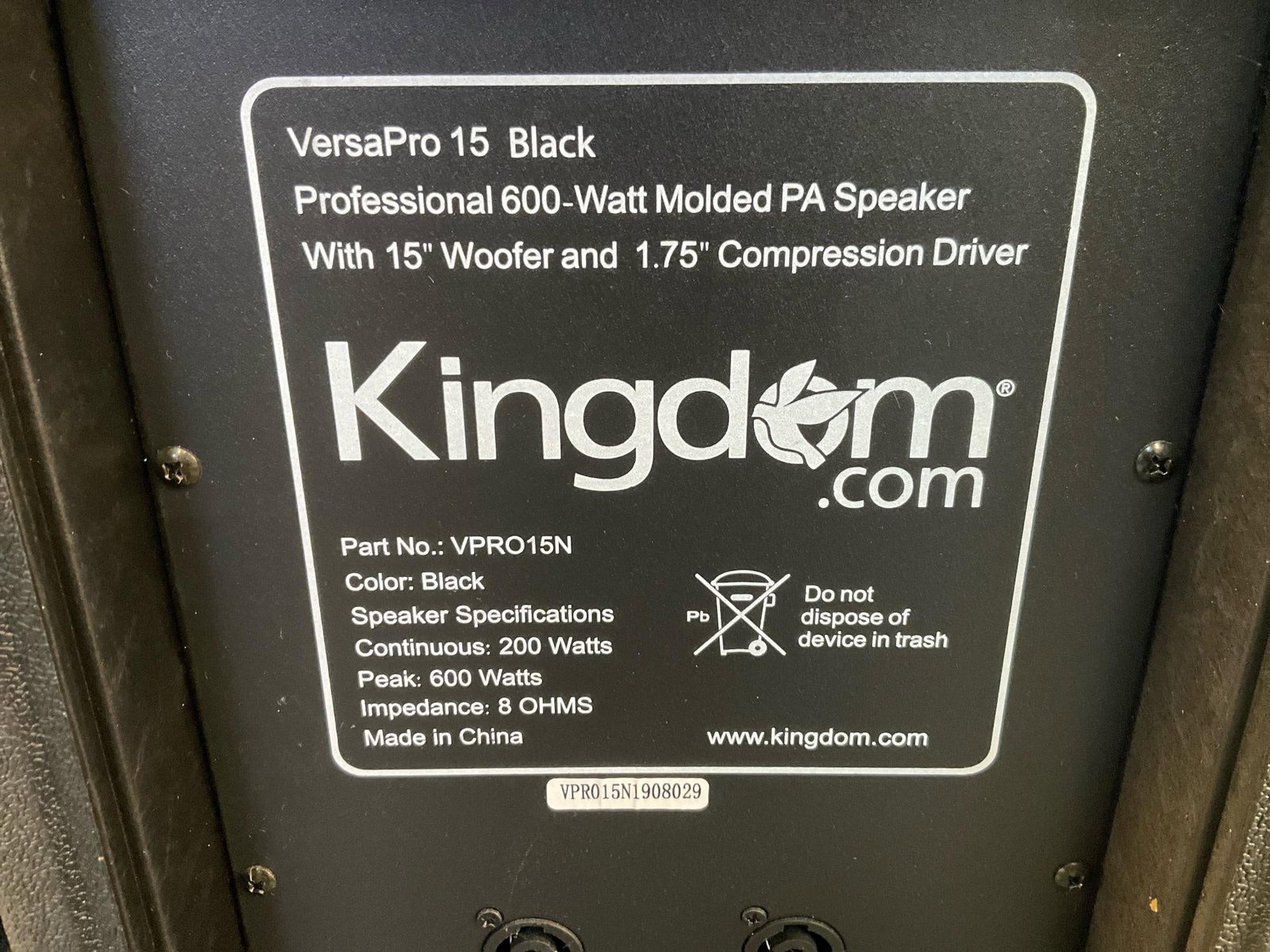 PA Speakers - 12