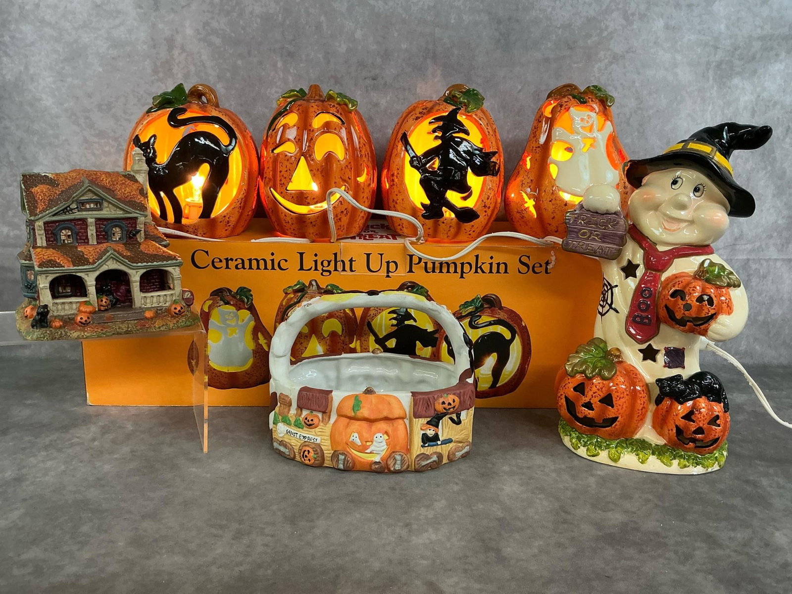 Ceramic Pumpkins, Ghost, & More (1 of 8)