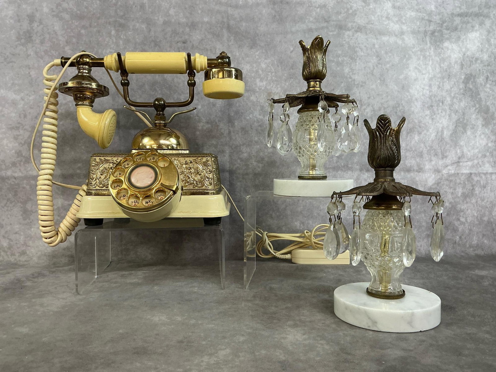 Vintage Telephone & Candlestick Holders (1 of 8)