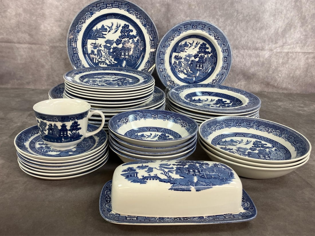 Johnson Brothers Willow Dishes (1 of 8)