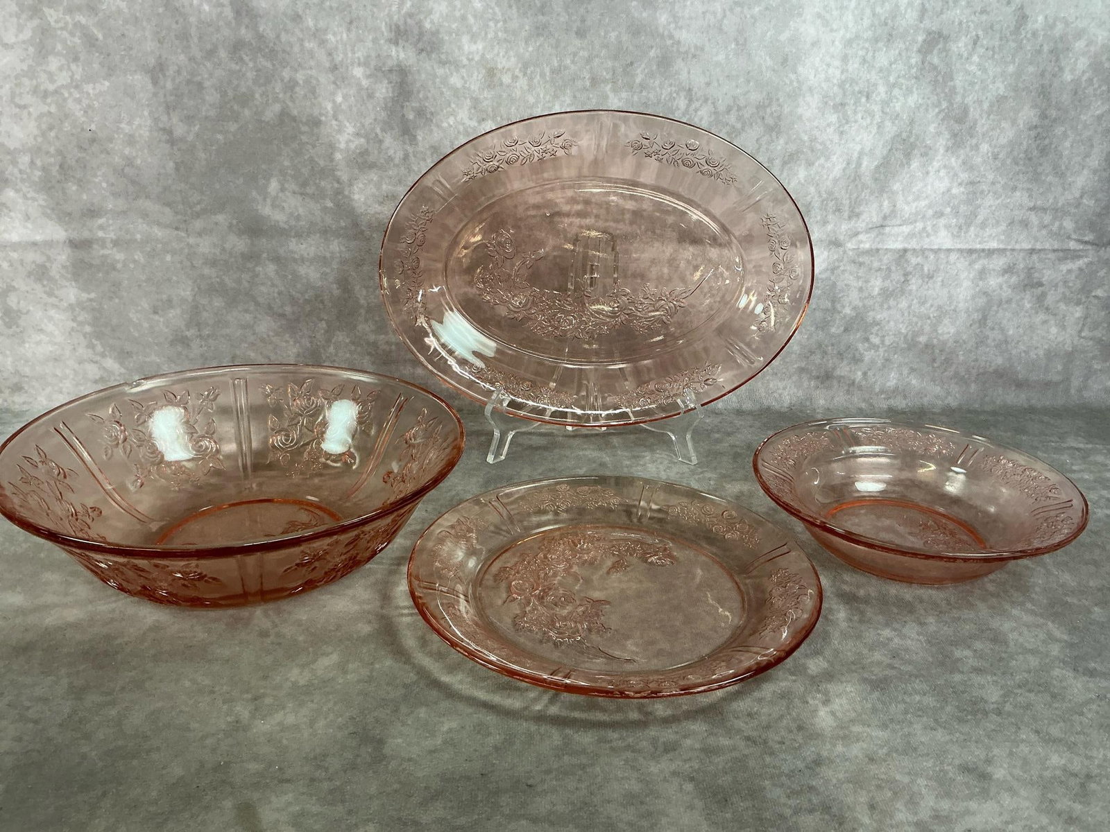 Pink Depression Glass - 2