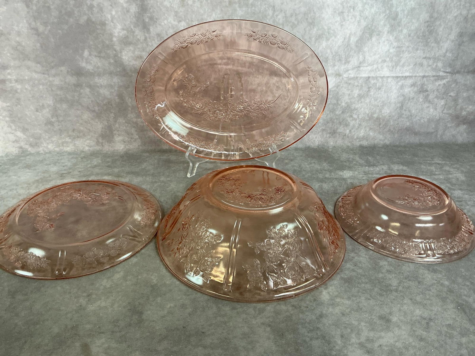 Pink Depression Glass - 4