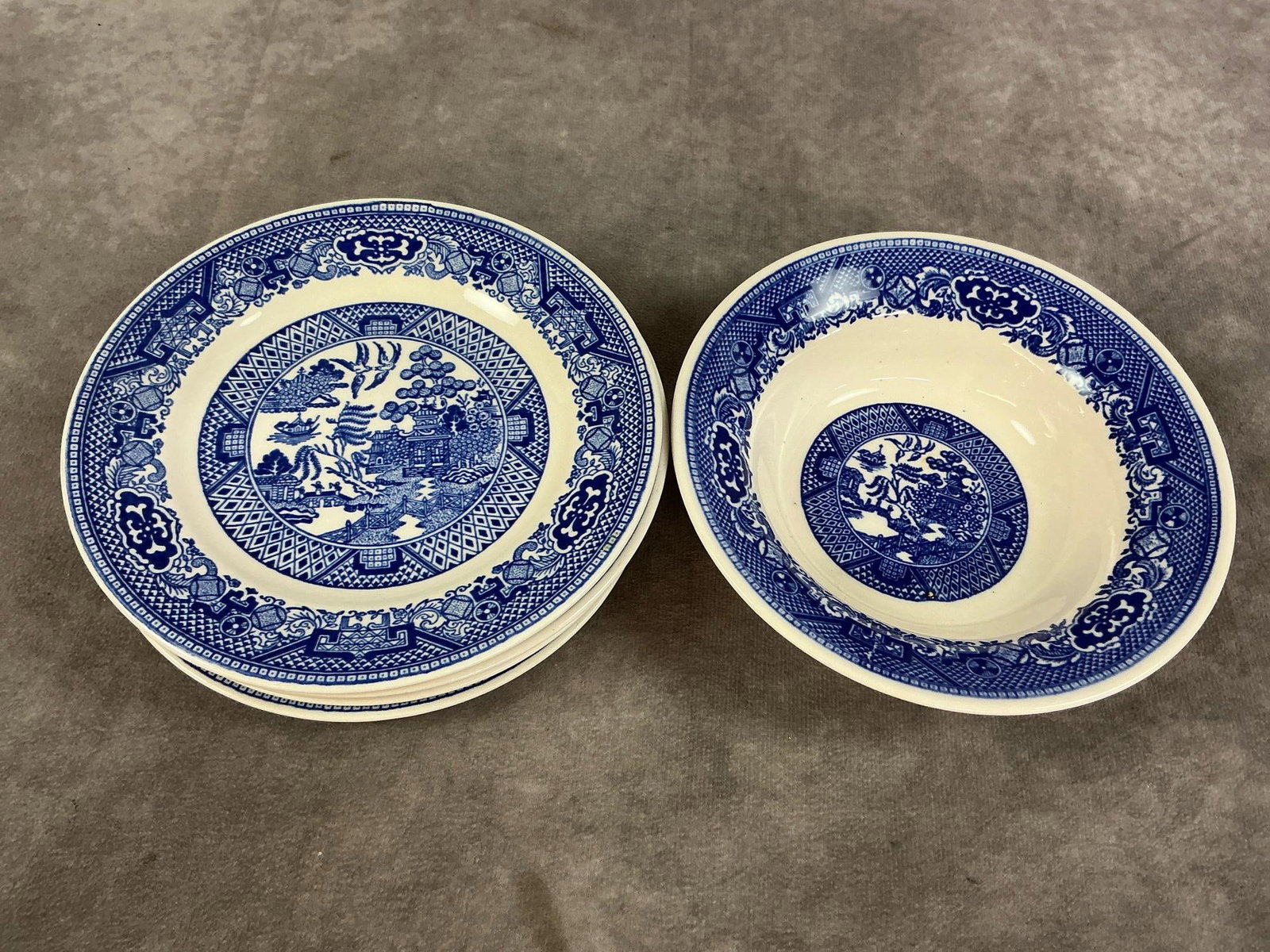 Willow Pattern Dishes - 9