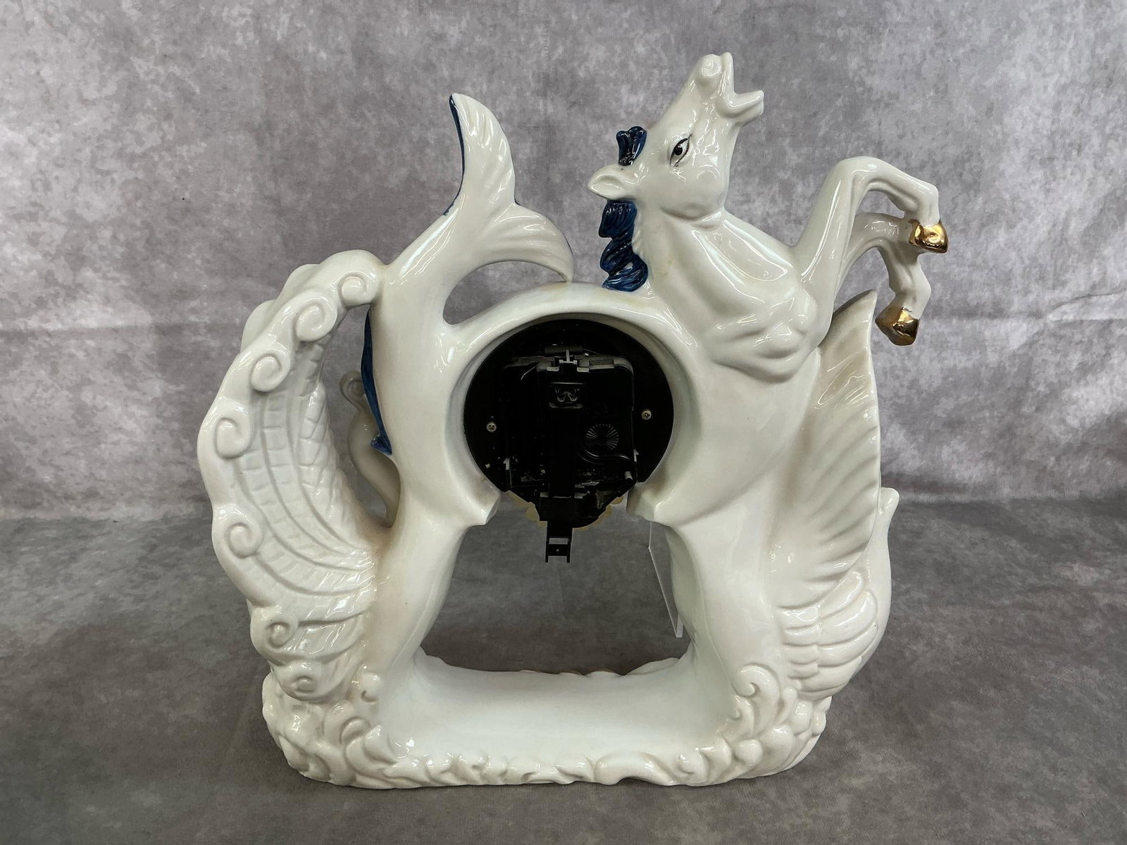 Ornate Clock & Swans - 3