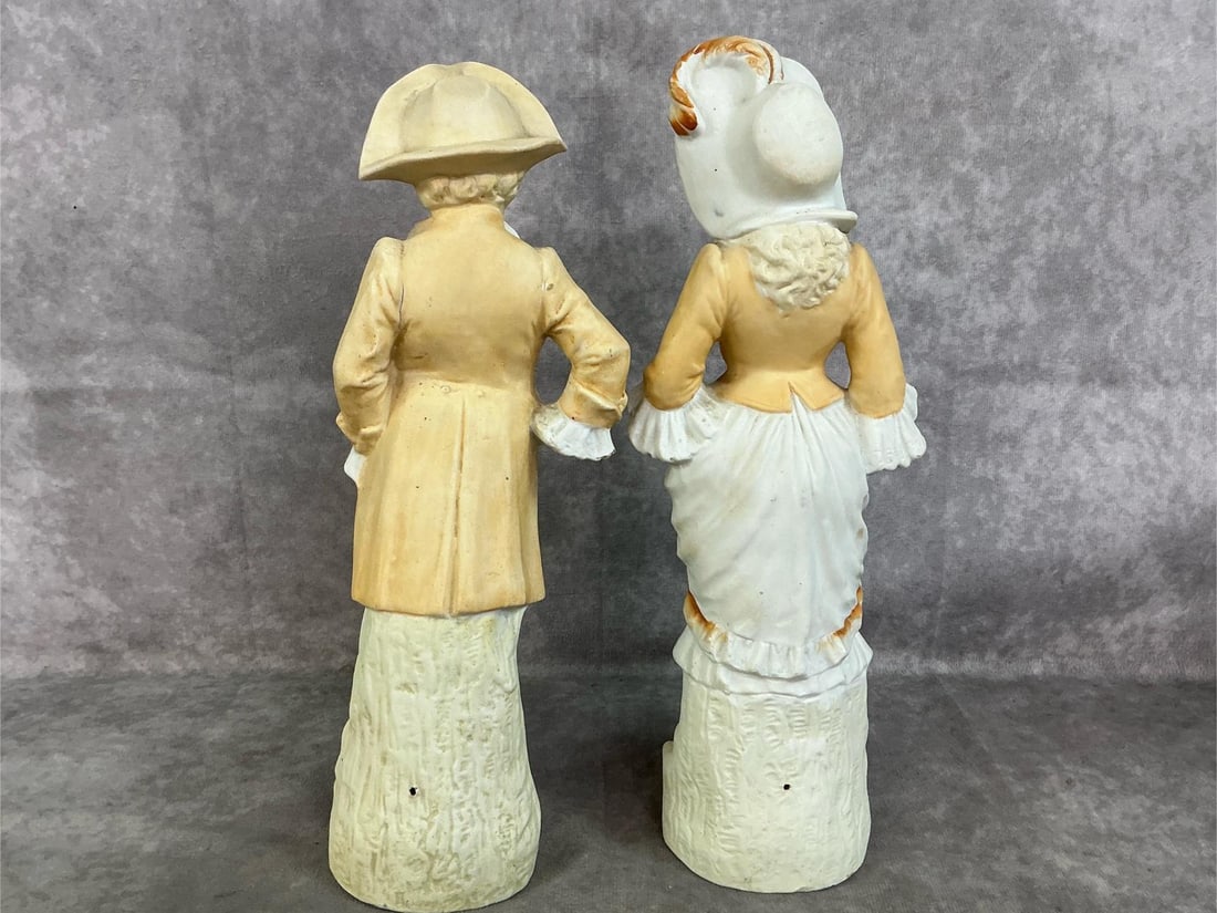 Porcelain & Chalkware Figures - 3