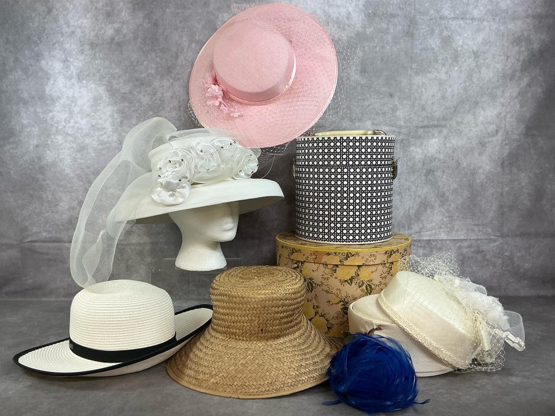 Women's Summer Hats & Hatboxes (1 of 7)