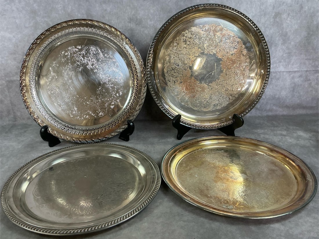 Silver Plated Serving Pieces - 4