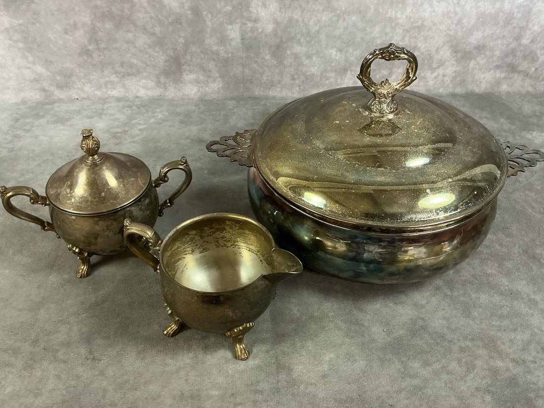 Silver Plated Serving Pieces - 5