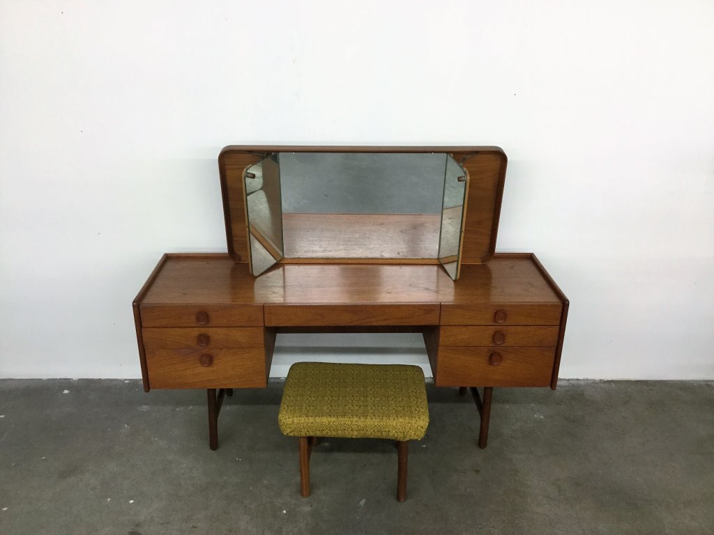 THREE PC DANISH VANITY SET (1 of 4)
