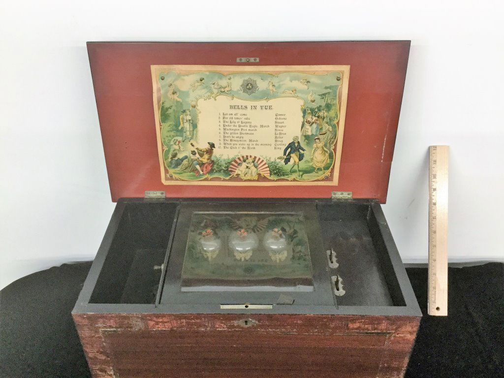 ANTIQUE SWISS MUSIC BOX (1 of 8)