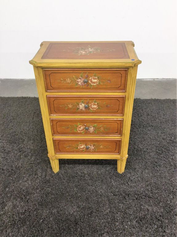 FOUR DRAWER PAINTED CHEST (1 of 2)