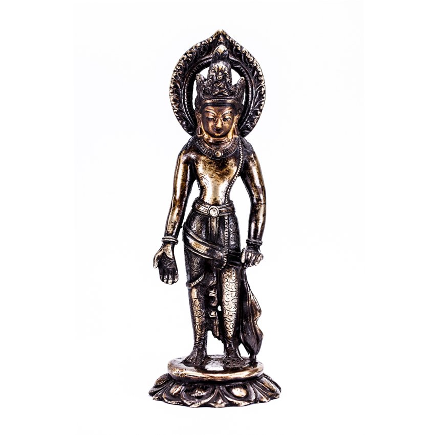 Chinese Qing Bronze Buddha Figure (1 of 5)